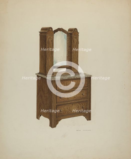 Bride's Bureau, c. 1941. Creator: Archie Thompson.