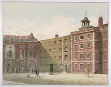 Bridewell, City of London, 1821. Artist: Thomas Hosmer Shepherd