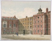 Bridewell, City of London, 1821. Artist: Thomas Hosmer Shepherd