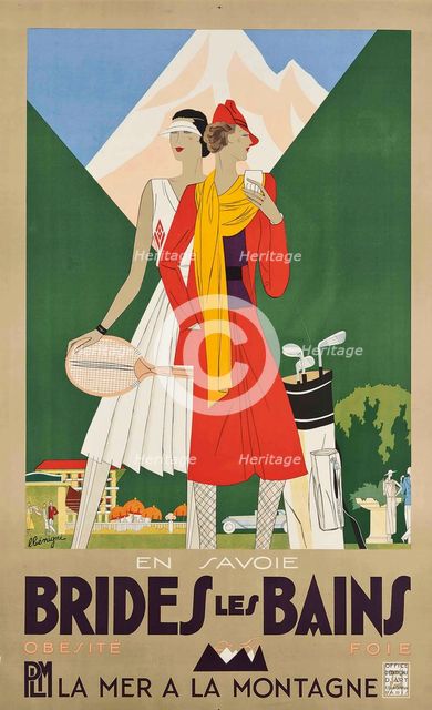 Brides-les-Bains, 1929. Creator: Benigni, Leon (1892-1948).