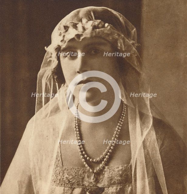'Bridesmaid at wedding of Princess Mary and Viscount Lascelles, 1922', (1937.) Creator: Unknown.