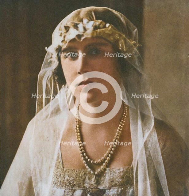 'Bridesmaid at wedding of Princess Mary and Viscount Lascelles, 1922', (1937.) Creator: Unknown.