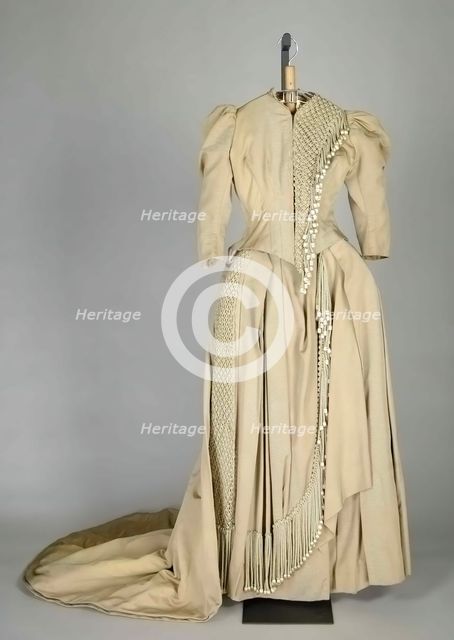 Bridesmaid dress, American, 1880. Creator: Herbert Luey.