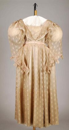 Bridesmaid dress, American, ca. 1835. Creator: Unknown