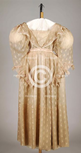 Bridesmaid dress, American, ca. 1835. Creator: Unknown.