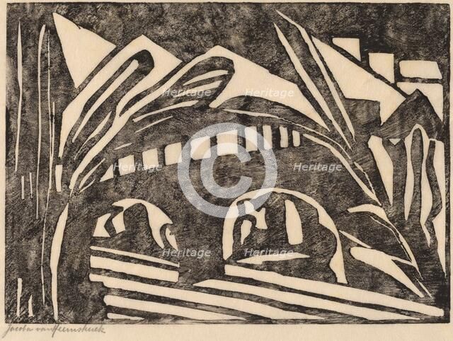 Bridge, 1916. Creator: Jacoba van Heemskerck van Beest.