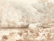 Bridge Near Waters-Meet, Lynton, North Devon, first half 19th century. Creator: James Bulwer