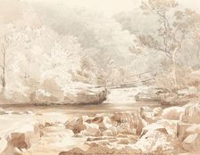 Bridge Near Waters-Meet, Lynton, North Devon, first half 19th century. Creator: James Bulwer