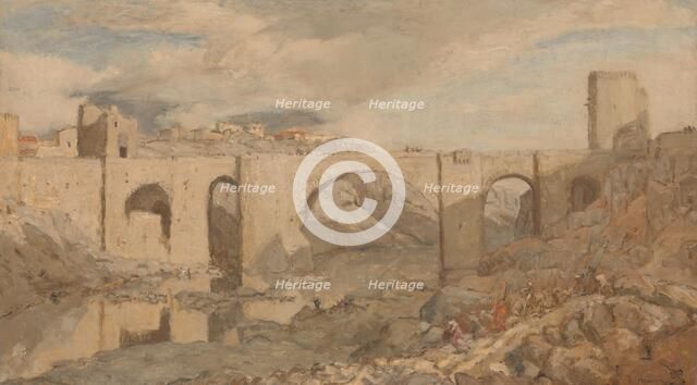 Bridge near Toledo, 1903. Creator: Marius Bauer.