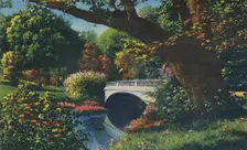 Bridge No. 5, Cherokee Park 1942. Artist: Caufield & Shook