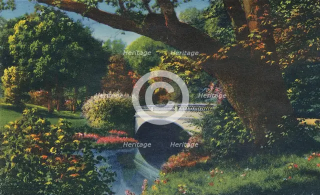 'Bridge No. 5, Cherokee Park', 1942. Artist: Caufield & Shook.