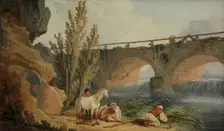 Bridge over a Cascade. Creator: Hubert Robert