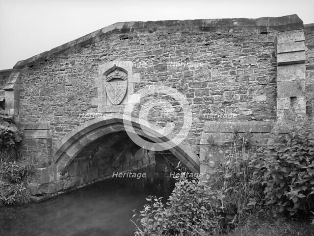 Bridge over Birdforth Beck, Church Lane, Sessay, North Yorkshire, 1969. Artist: Gordon Barnes.