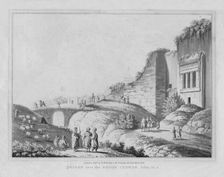 Bridge over the Brook Cedron. John, 18.1 1830. Artist: J Clarke