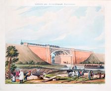 Bridge Over the Canal near Kings-Langley, published 1837 (hand coloured engraving)