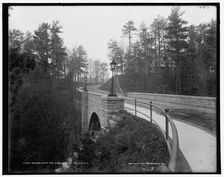 Bridge over the Cascadilla, N.Y., between 1890 and 1901. Creator: Unknown