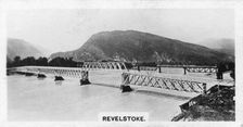 Bridge over the Columbia River, Revelstoke, British Columbia, Canada, c1920s