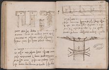 Bridge over the Golden Horn. From Paris Manuscript L, 1502. Creator: Leonardo da Vinci (1452-1519)