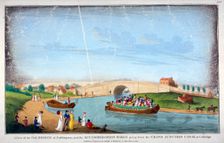 Bridge over the Grand Union Canal, Bayswater, London, 1801. Artist: Anon