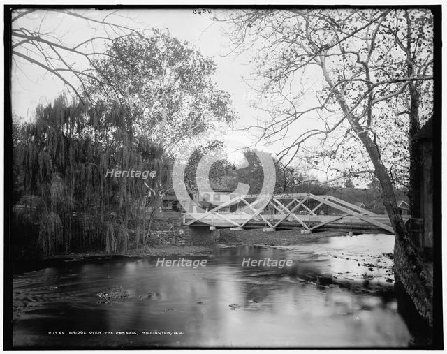 Bridge over the Passaic, Millington, N.J., between 1890 and 1901. Creator: Unknown.