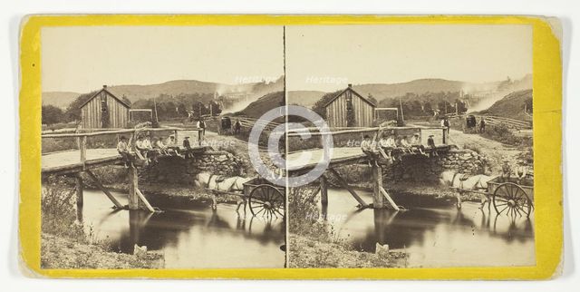 Bridge Over the Ramapo at Greenwood, 1860/69. Creator: Anthony & Company.