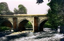 Bridge over the River Derwent, Matlock, Derbyshire, 1926.Artist: Cavenders Ltd