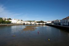 Bridge over the River Gilao, Tavira, Portugal, 2009. Creator: Samuel Magal