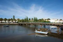Bridge over the River Gilao, Tavira, Portugal, 2009. Creator: Samuel Magal