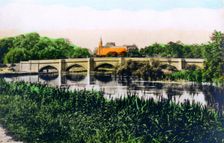 Bridge over the River Thames at Clifton Hampden, 1926.Artist: Cavenders Ltd