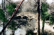 Bridge over the River Thames at Nuneham Courtenay, Oxfordshire, 1926.Artist: Cavenders Ltd