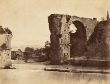 Bridge of Augustus at Nani, 1853-56. Creator: Possibly by Jane Martha St. John