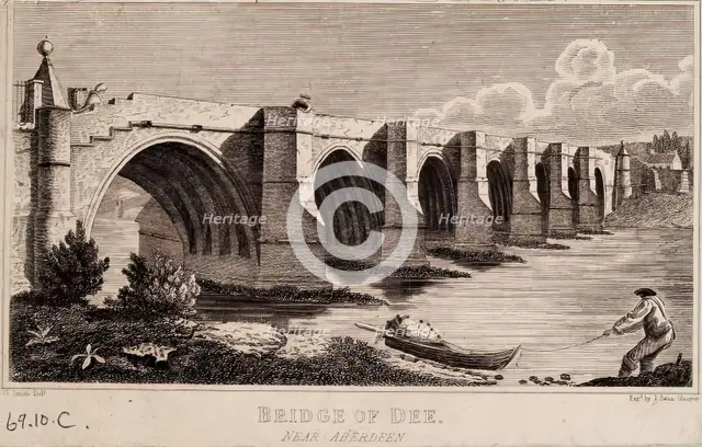 Bridge of Dee near Aberdeen, c1840s. Creator: Unknown.