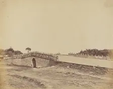 Bridge of Palichian Near Pekin, the Scene of the Fight with Imperial Chinese..., September 21, 1860. Creator: Felice Beato