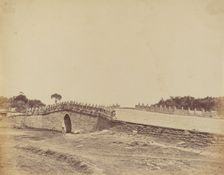 Bridge of Palichian Near Pekin, the Scene of the Fight with Imperial Chinese..., September 21, 1860. Creator: Felice Beato