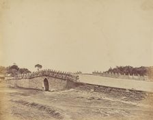 Bridge of Palichian Near Pekin, the Scene of the Fight with Imperial Chinese..., September 21, 1860. Creator: Felice Beato