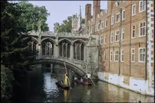 Bridge of Sighs, St John's College, University of Cambridge, Cambridge, Cambridgeshire, 1974. Creator: Dorothy Chapman