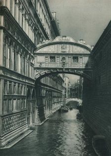 Bridge of Sighs, Venice, Italy, 1927. Artist: Eugen Poppel