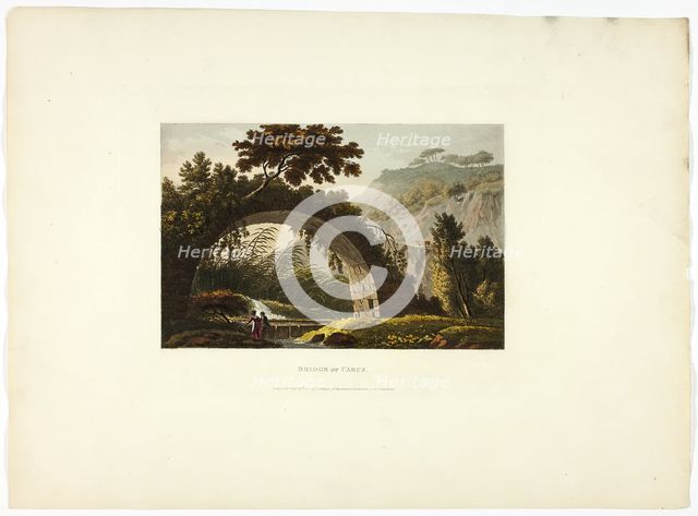 Bridge of Varus, plate twenty-eight from Ruins of Rome, published February 20, 1798. Creator: Matthew Dubourg.