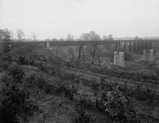 Bridge at Moniteau [County], Mo., 1901 Oct 9. Creator: Unknown