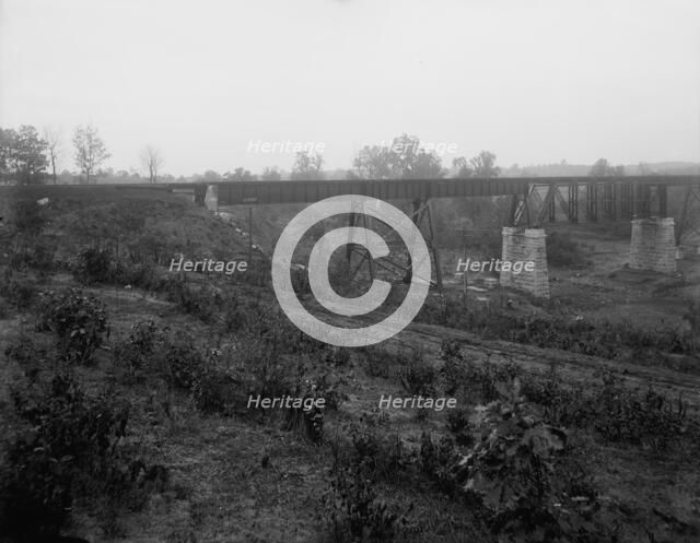 Bridge at Moniteau [County], Mo., 1901 Oct 9. Creator: Unknown.