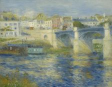 Bridge At Chatou, c1875. Creator: Pierre-Auguste Renoir