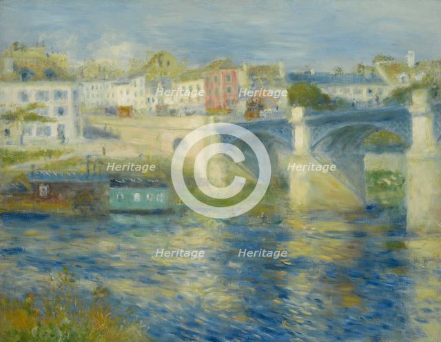 Bridge At Chatou, c1875. Creator: Pierre-Auguste Renoir.