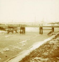 Bridge at Poperinge, Flanders, Belgium, c1914-c1918