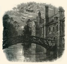 Bridge at Queen's College c1870