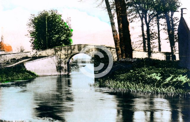 Bridge at Radcot, Oxfordshire, 1926.Artist: Cavenders Ltd
