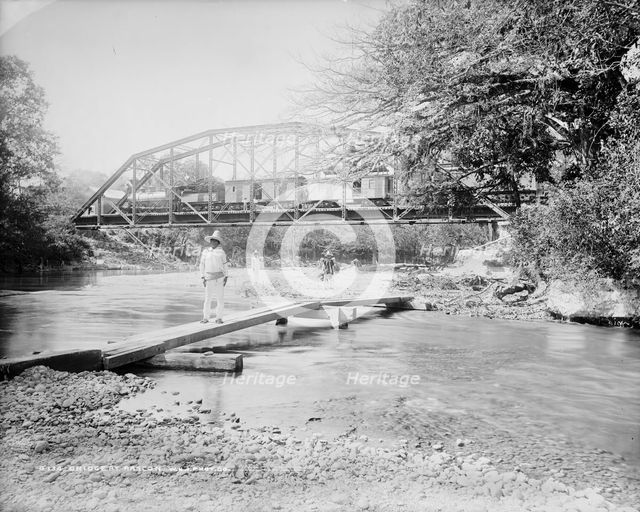 Bridge at Rascon, between 1880 and 1897. Creator: William H. Jackson.