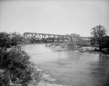 Bridge at Santa Rosa, between 1880 and 1897. Creator: William H. Jackson