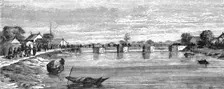 'Bridge at Soo-chow; A Cruise to Soo-chow 1875. Creator: Lindley, Augustus Frederick