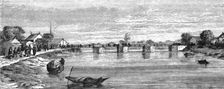 'Bridge at Soo-chow; A Cruise to Soo-chow 1875. Creator: Lindley, Augustus Frederick