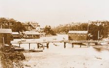 Bridge across Mosman Bay, c1910. Creator: Unknown